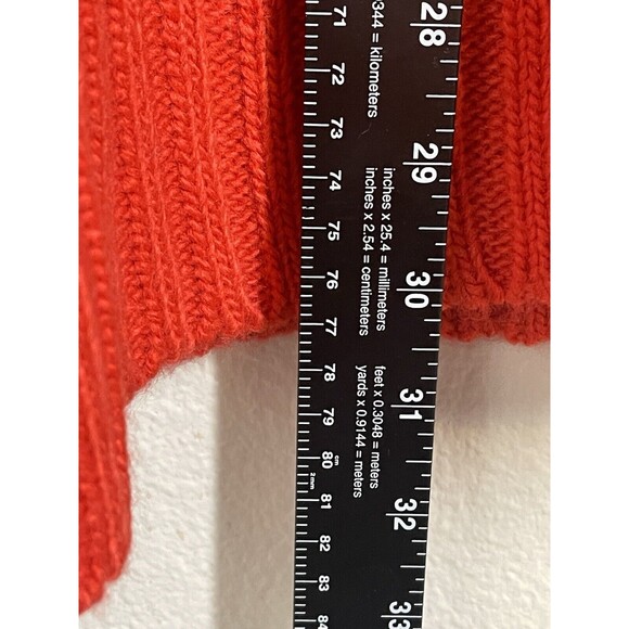 NWT‎ ANA Sweater Womens Sz XXL Orange VNeck Ribbed Knit Long Sleeve Pumpkin Fall - Picture 9 of 11